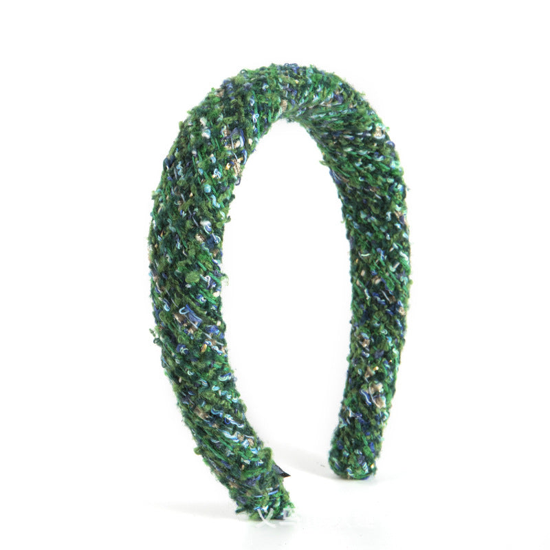 Wholesale Knitted High Headtop Sponge Press Hair High Grade Travel Headband