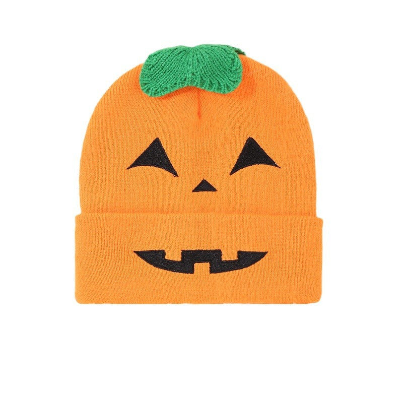 Wholesale Halloween Pumpkin Children's Knitted Hat