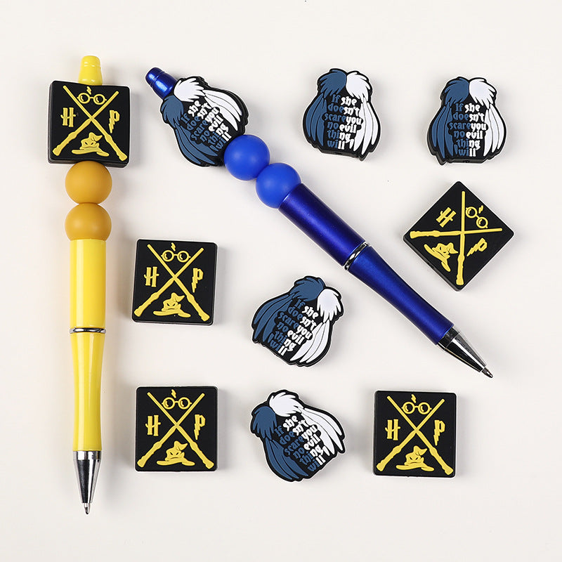 Wholesale 20pcs Cartoon Silicone Focal Beads