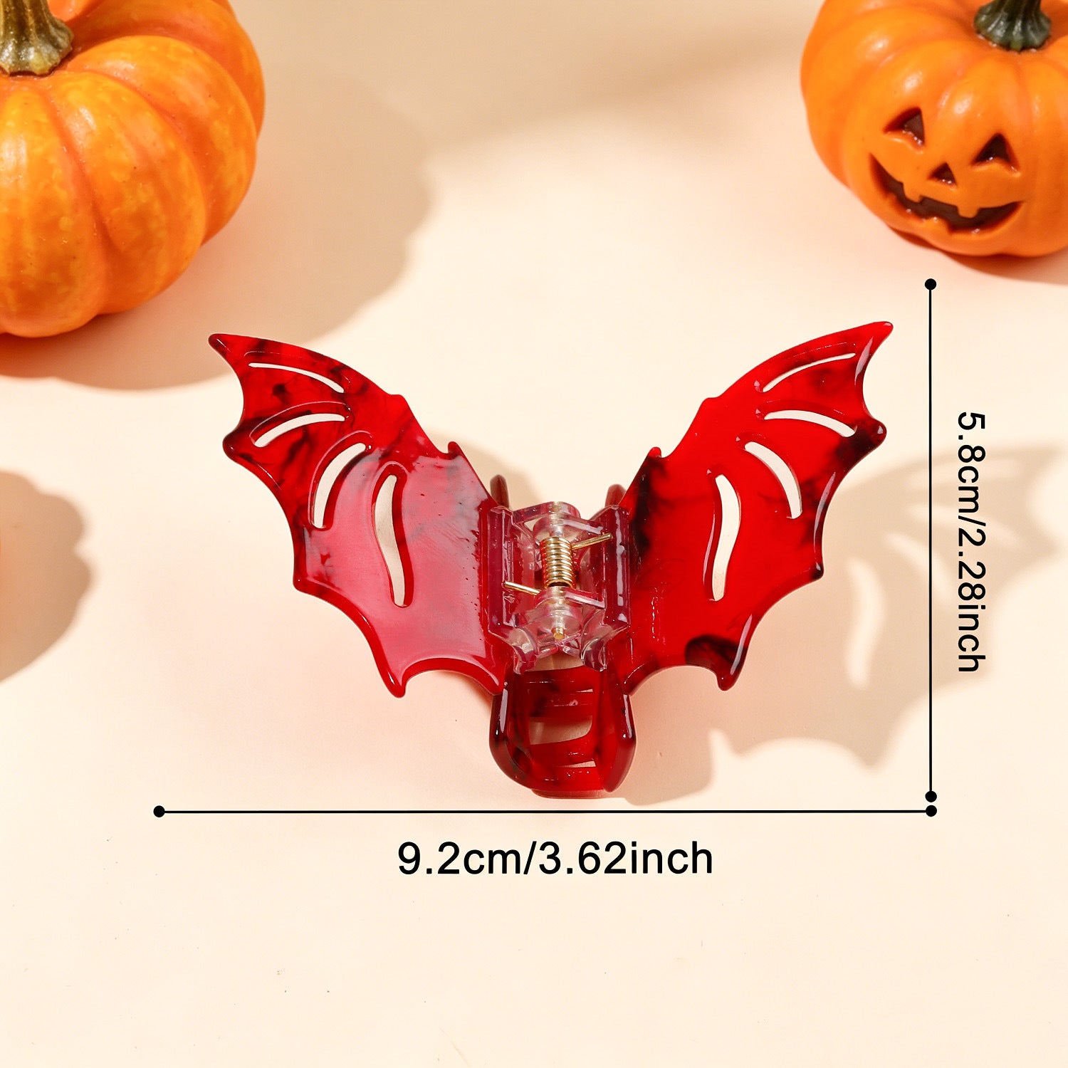 Wholesale PVC Bat Hair Claw Clip For Women  Party Hair Accessory