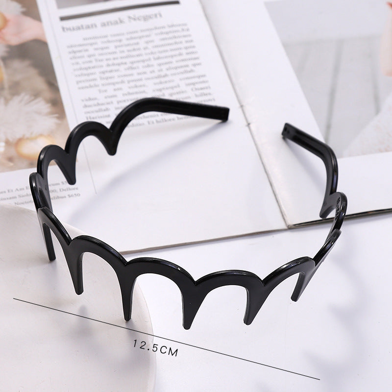 Wholesale Fixed Hair with Toothed Lace Glass Headband