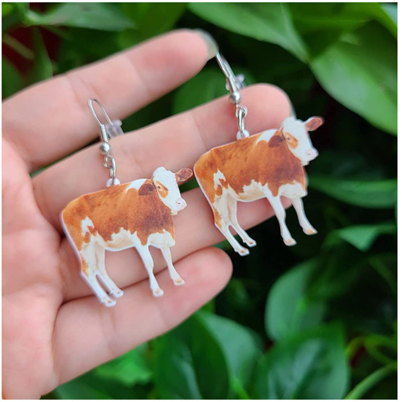 Wholesale Mini Animal Acrylic Earrings