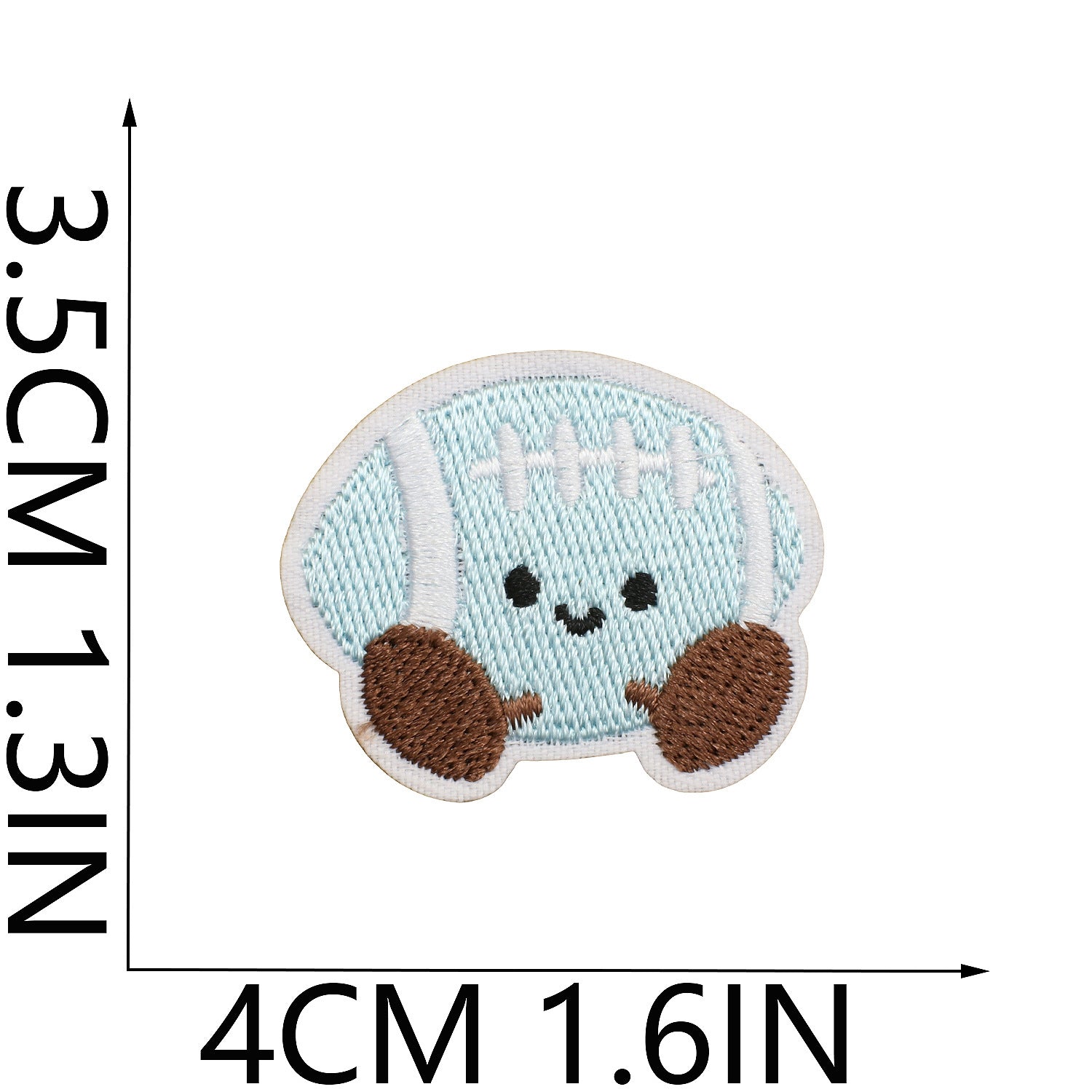 Wholesale Badminton racket embroidered patch