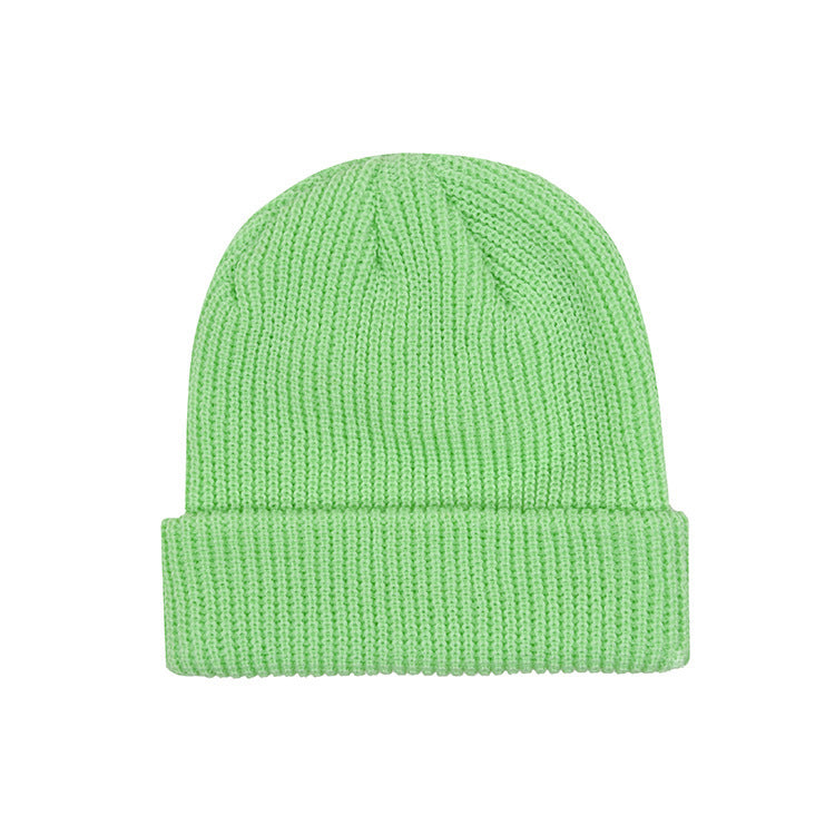 Wholesale Candy Color Street Knitted Wool Hat