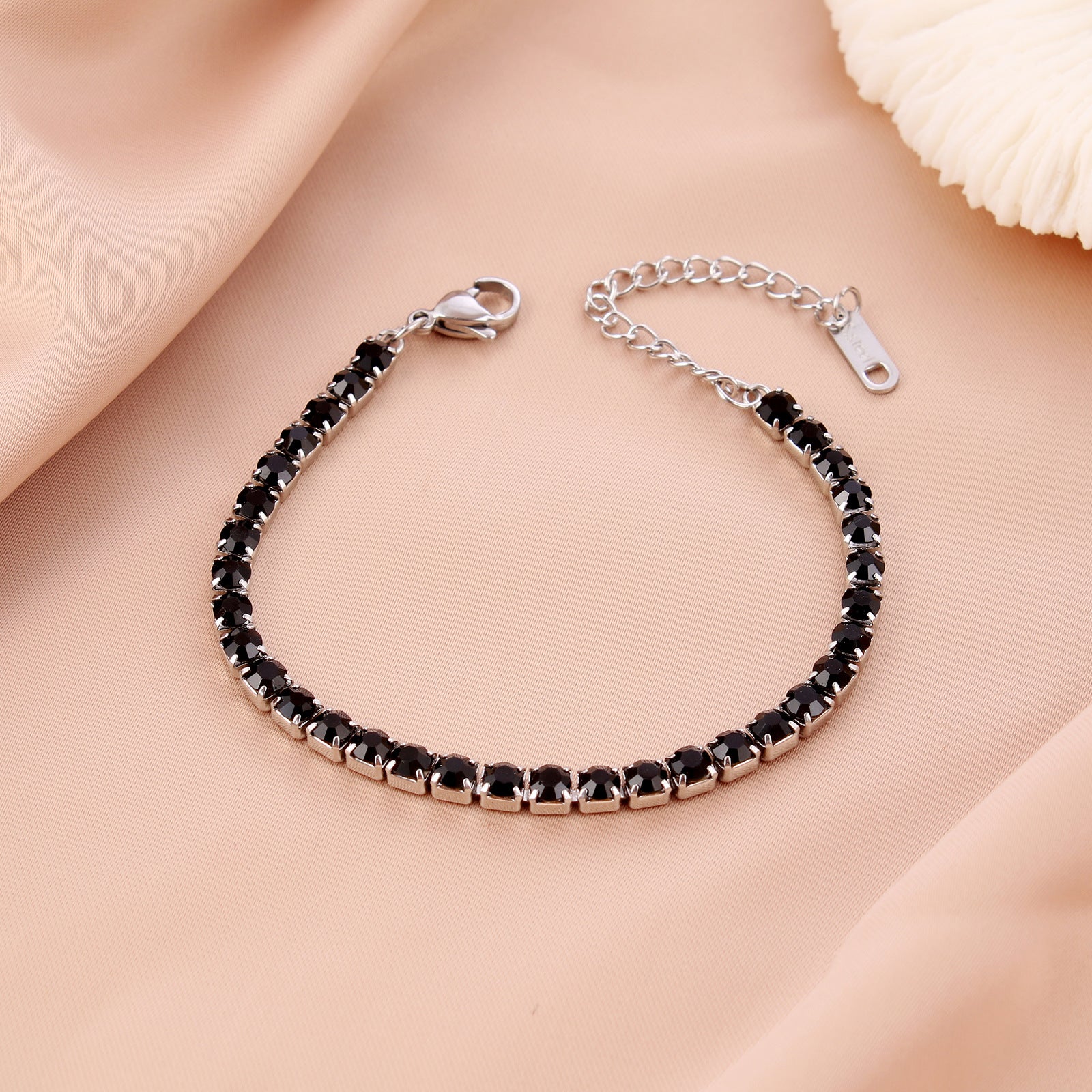 Wholesale Stainless steel zircon diamond cool style bracelet