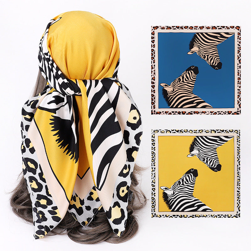 Wholesale Zebra Printed Polyester Scarves