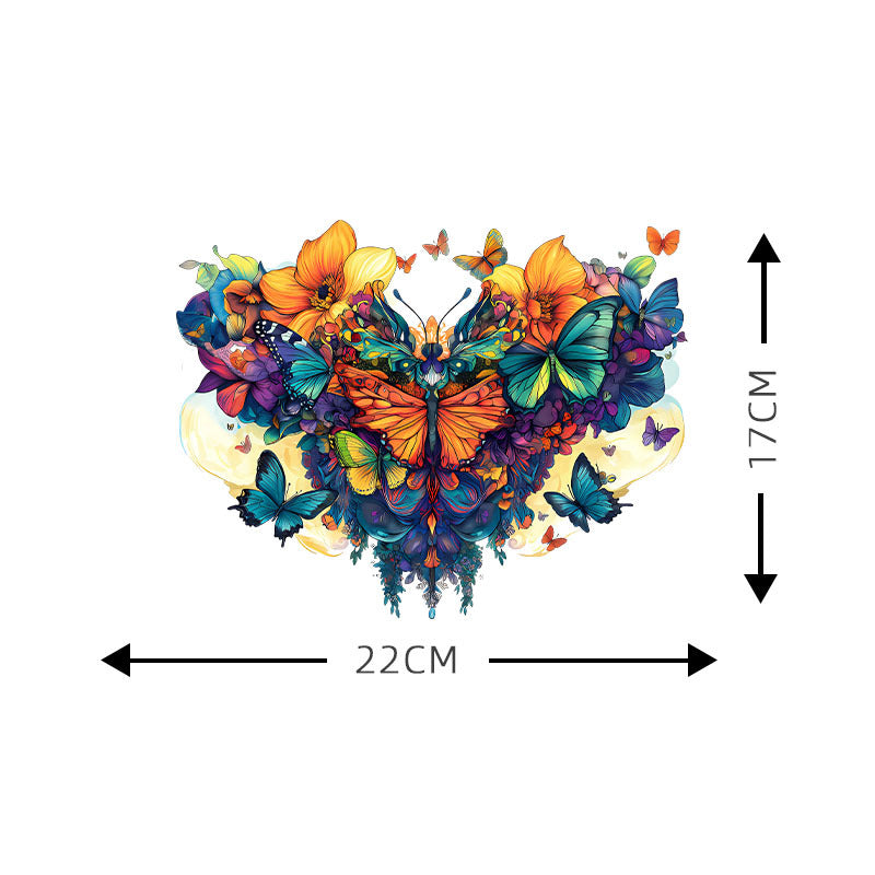 Wholesale 10pcs Colorful Flower Butterfly UV DTF Ready to Press Transfers Wraps