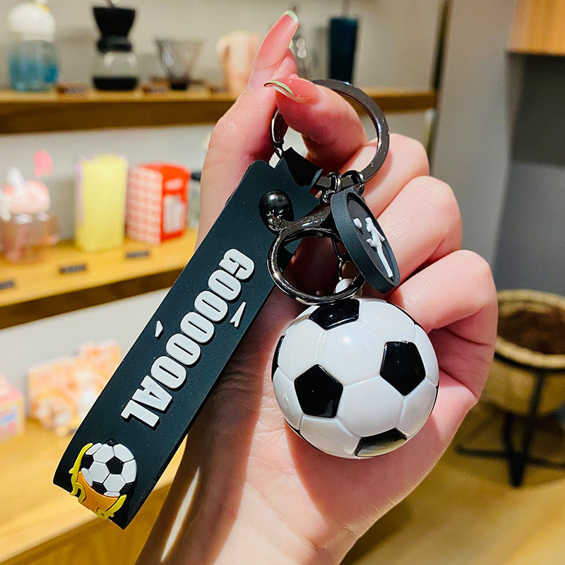 Wholesale Acrylic Simulated Football Keychain