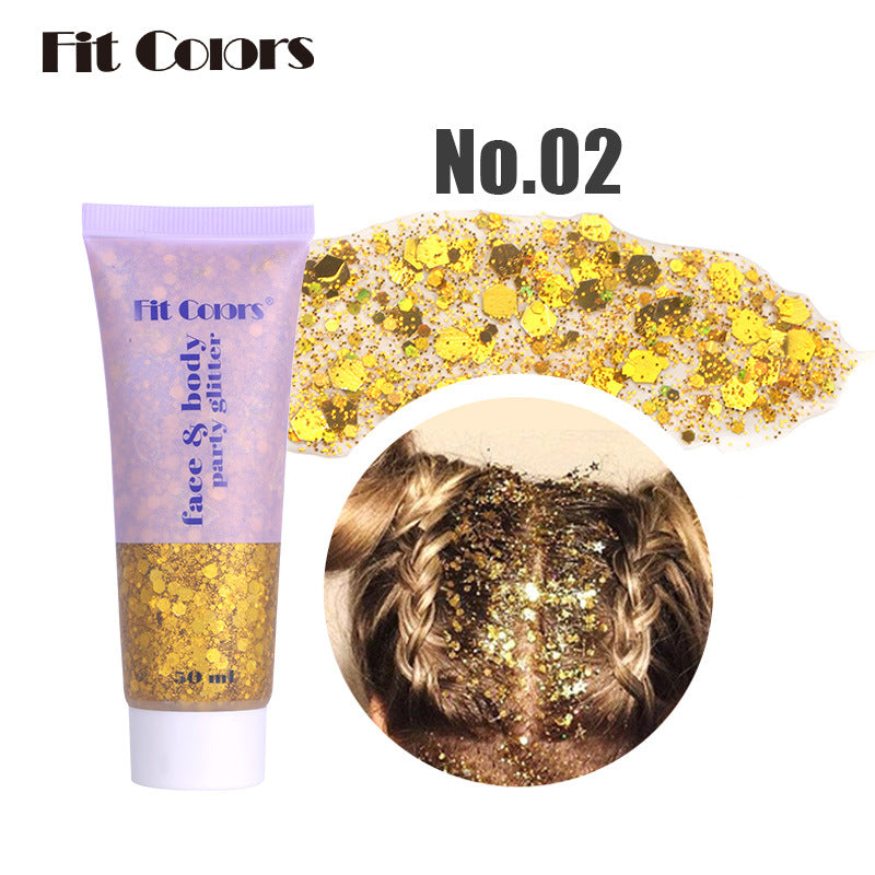 Wholesale Mermaid Scale Face Body Lip Sequins Eye Shadow Colorful Sequins