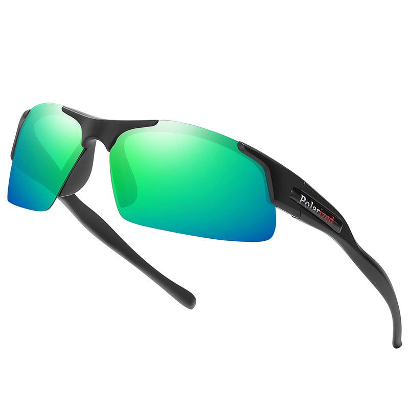 Wholesale Half-frame sports polarized sunglasses