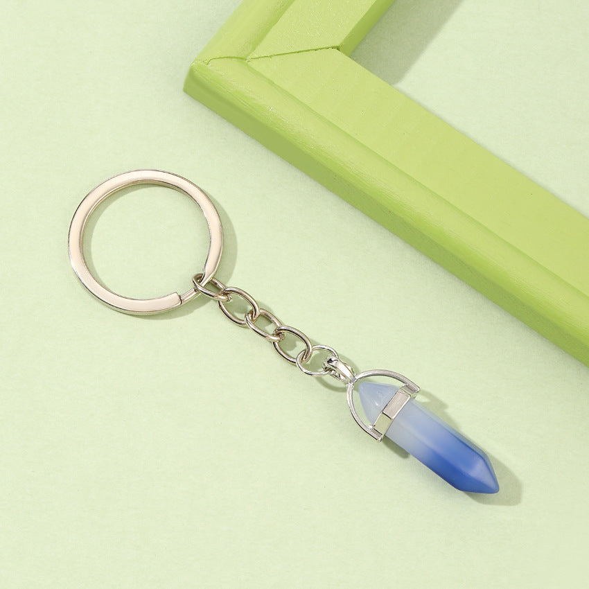 Wholesale Natural Stone Keychains