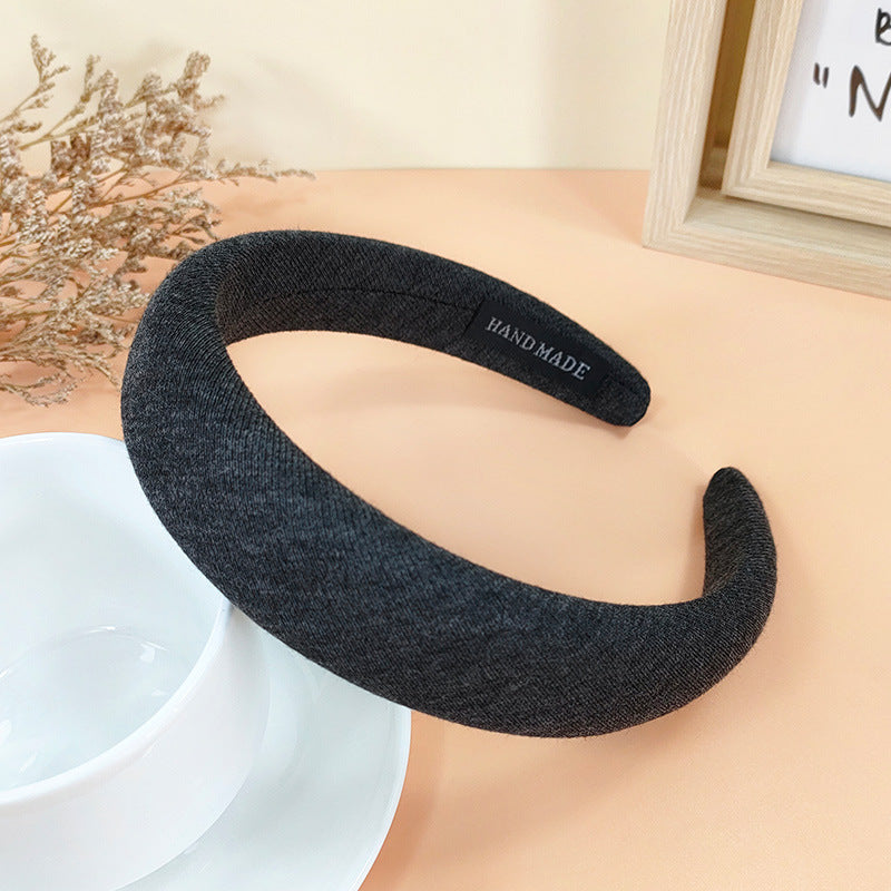 Wholesale Autumn and Winter Solid Color Fabric Hair Bands