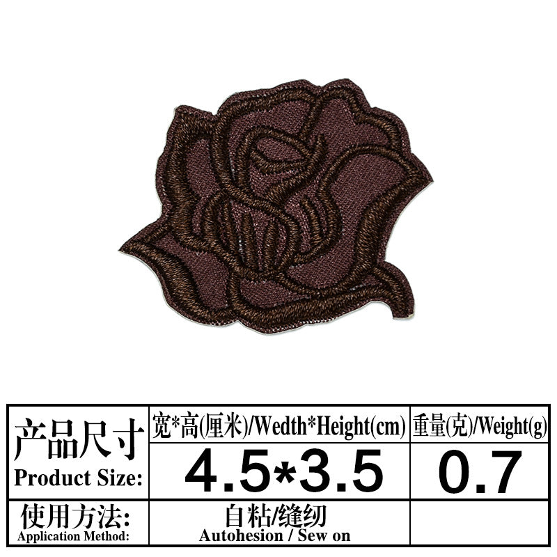 Wholesale Self Adhesive Fabric Patches For Clothing Bag Decoration DIY Craft