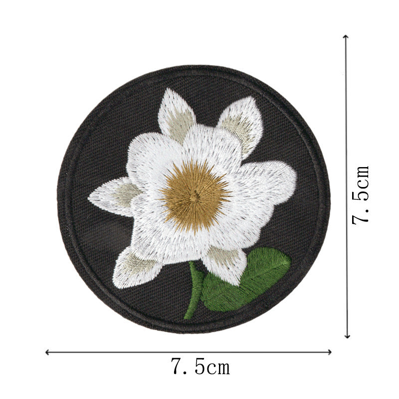 Wholesale Ethnic Style Floral Embroidery Patches Set Of 9 DIY Craft Supply For Coat Decoration Fashion Accessory Gift