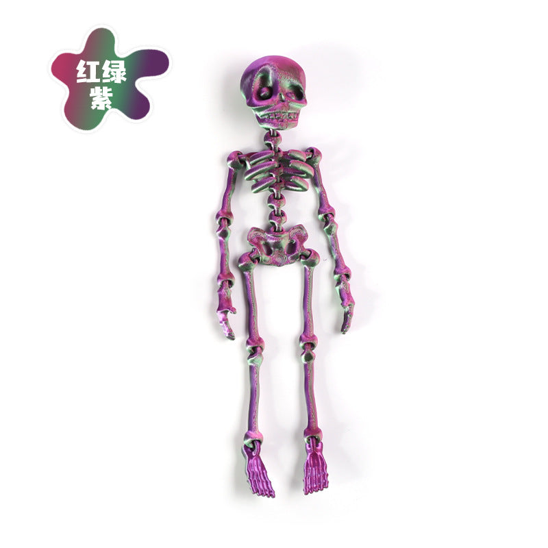 Wholesale  printable skeleton toy with magnetic joints movable