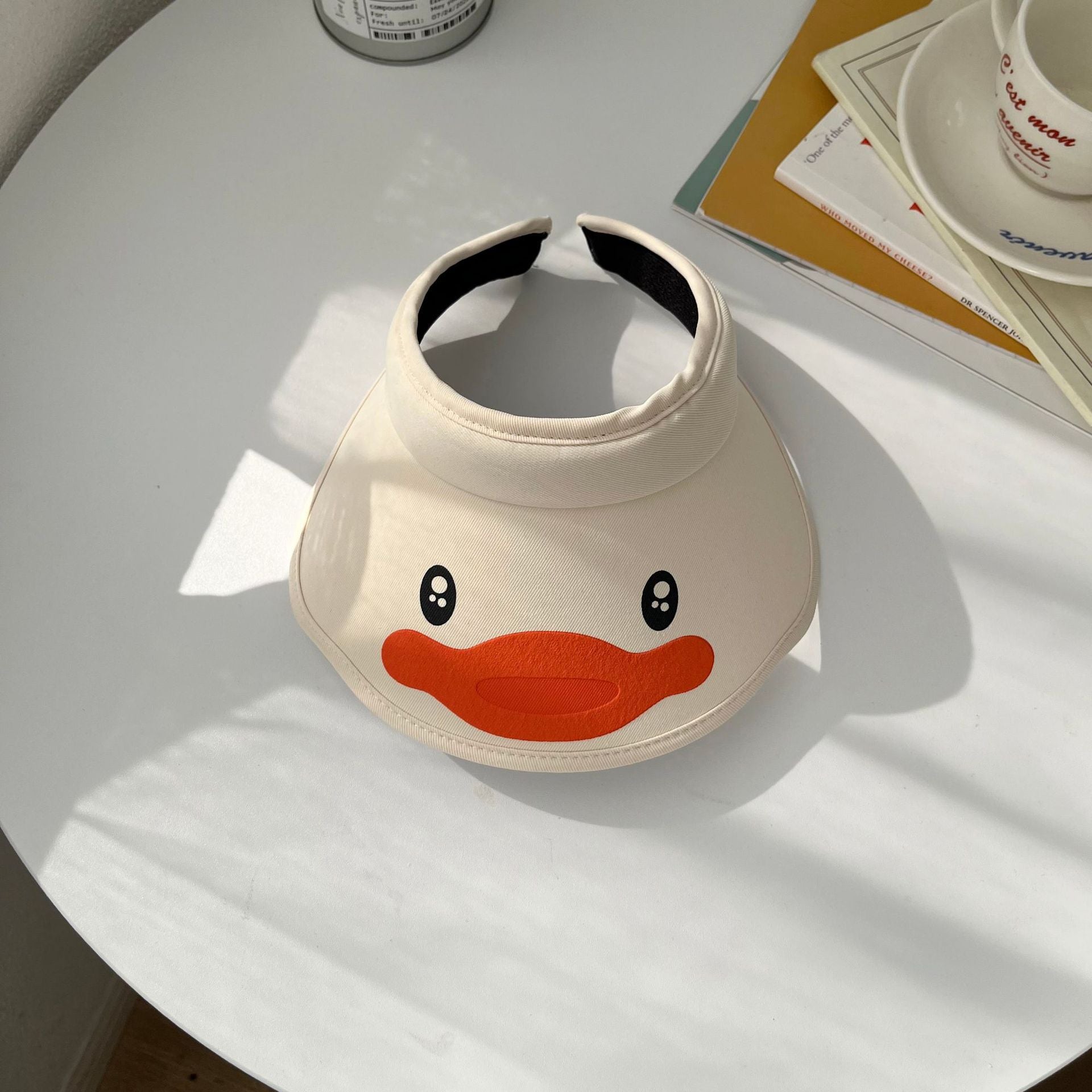 Summerante de verano de algodón para niños dibujos animados de pato amarillo