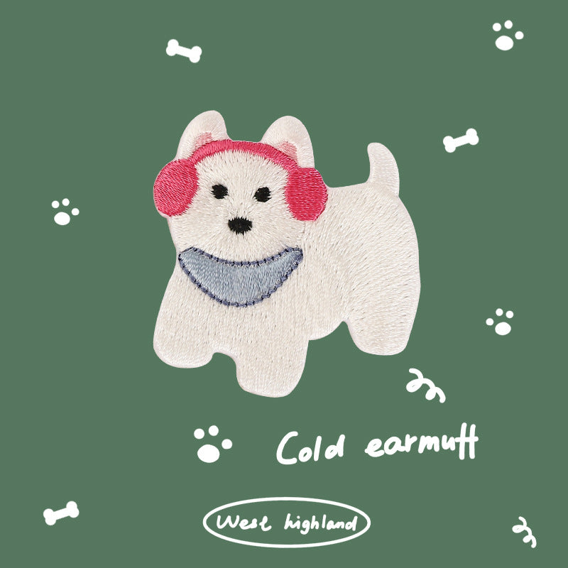 Wholesale CuteDog Embroidery Sticker  DIY Patches