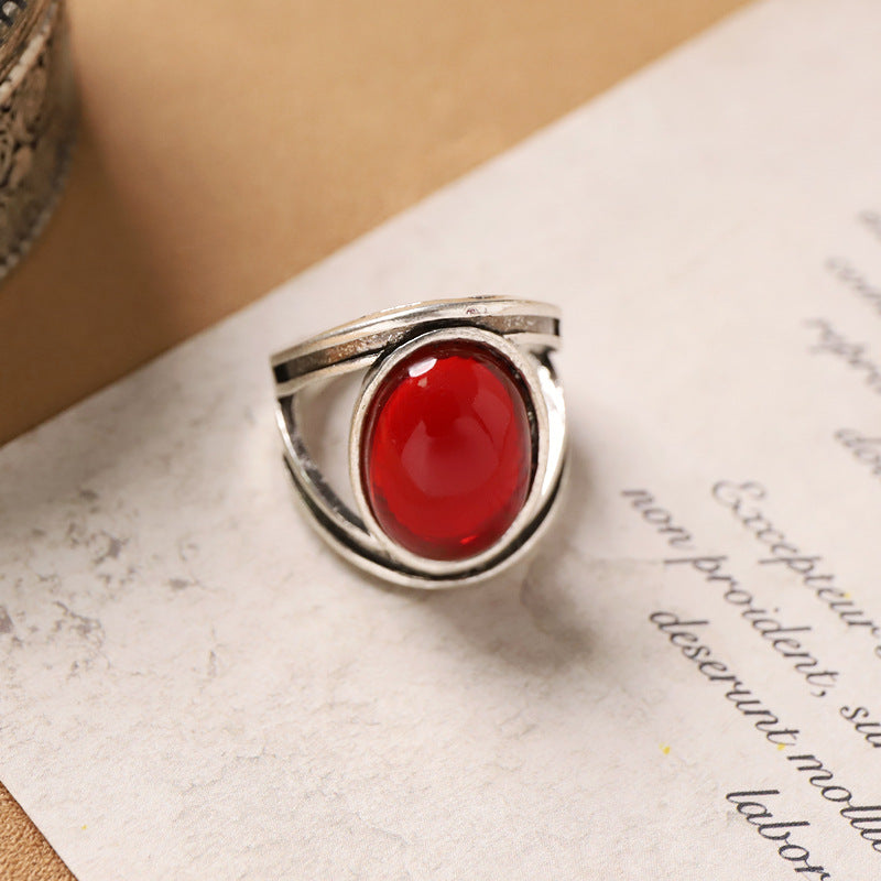 Wholesale Vintage ethnic style carved Bohemian open ring