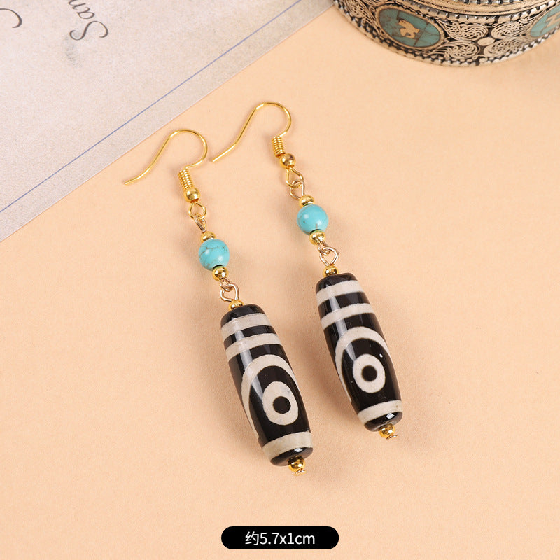 Wholesale Ethnic Style Retro Art Earrings