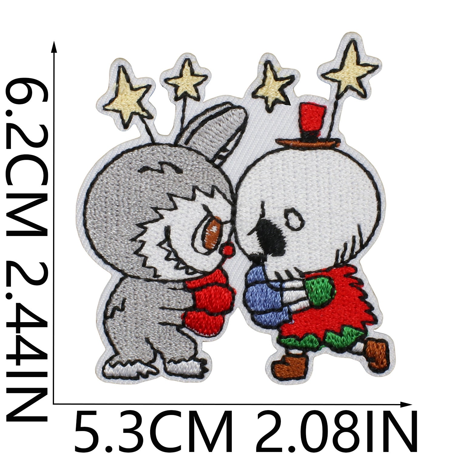 Wholesale Cartoon character embroidered fabric patches OLY Exclusive