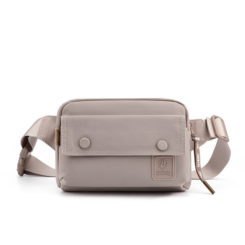 Bolsa de cintura deportiva de tela de nylon repelente al agua