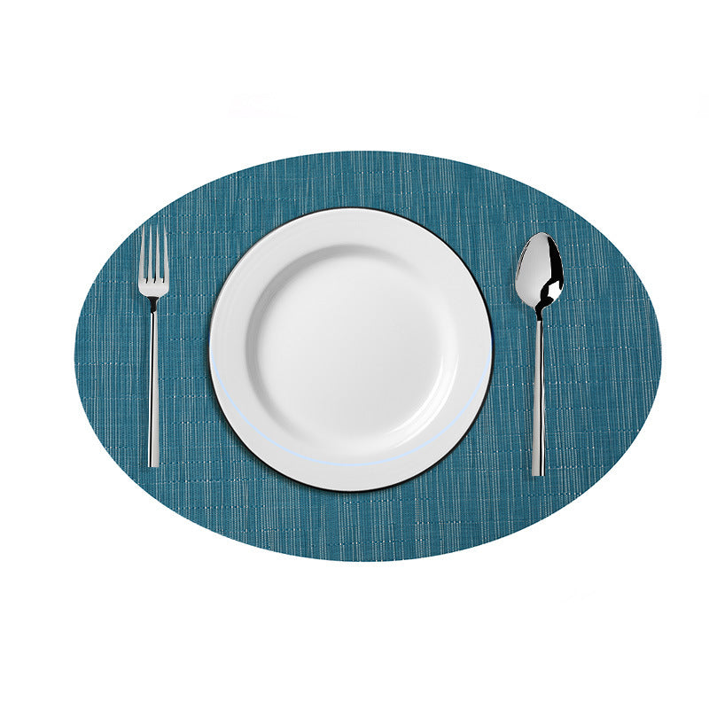Wholesale Oval Placemat American Style PVC Western Placemat