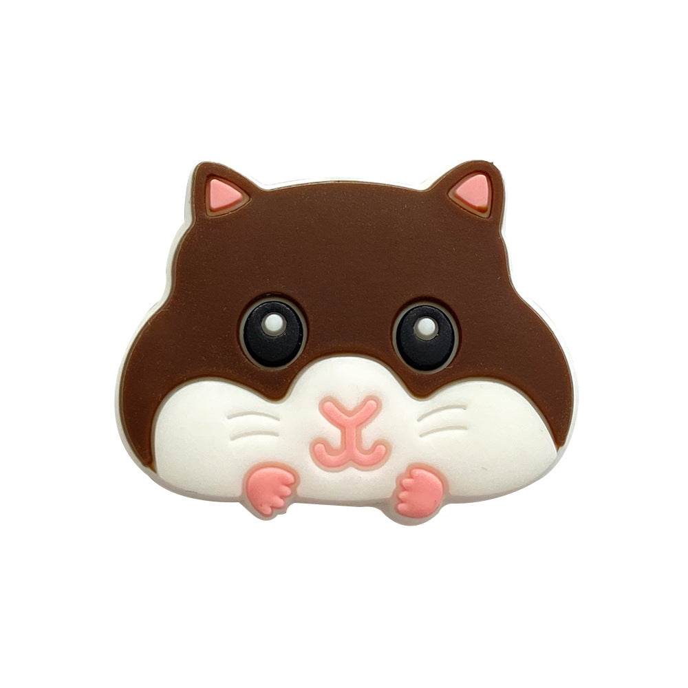 Wholesale 10PCS Silicone Hamster Focal beads