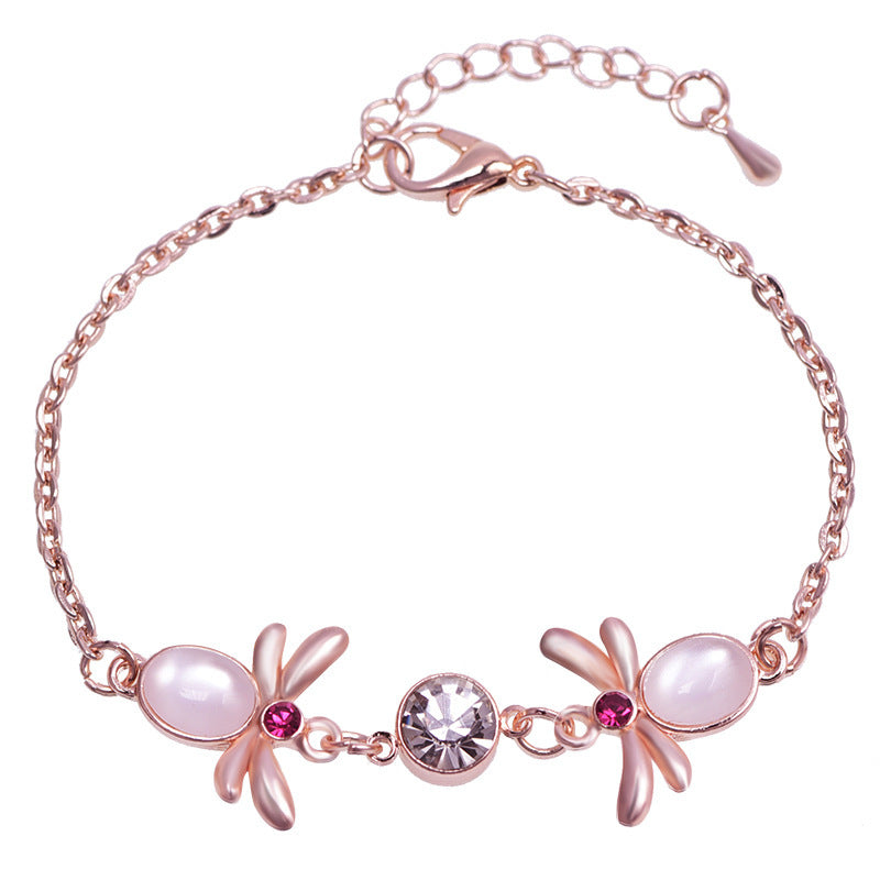 Wholesale Rose Gold Bee Alloy Bracelet