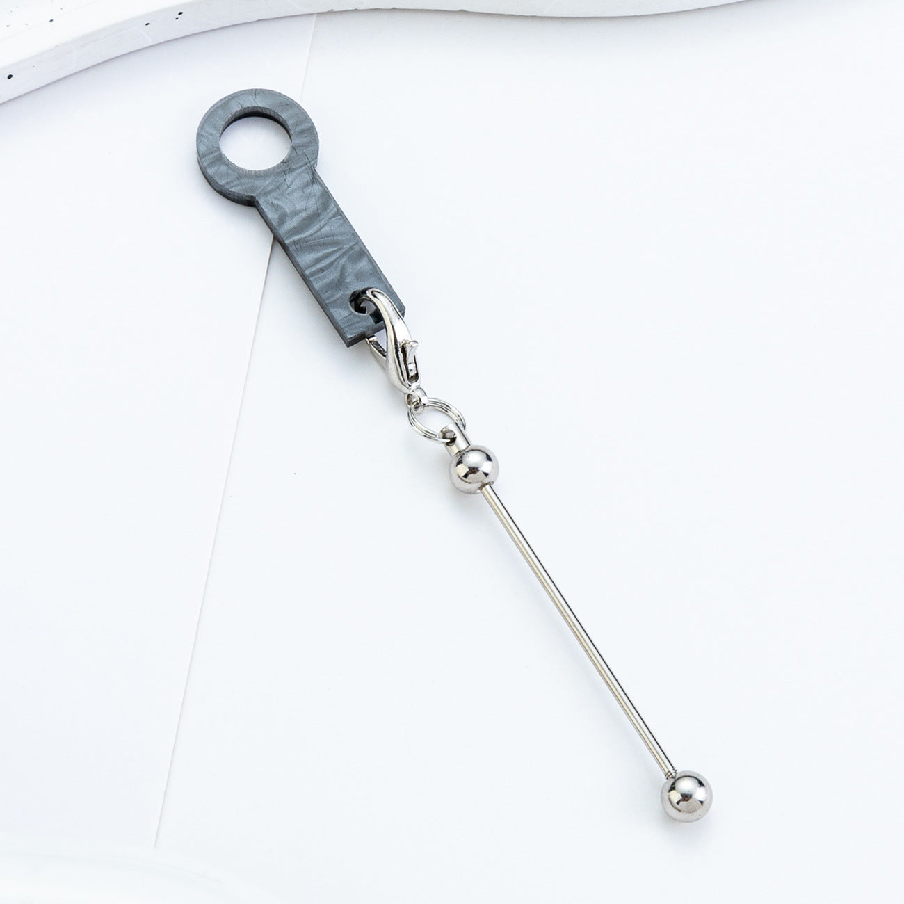 Wholesale Ready-Made DIY Beaded Acrylic Straw Hangings Suitable for 8Mm-10Mm Water Cup Straw Accessories Decoration