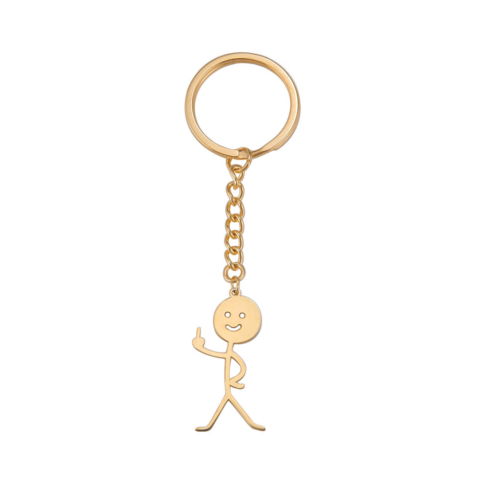 Keyquanes de persona pequeña de acero inoxidable al por mayor