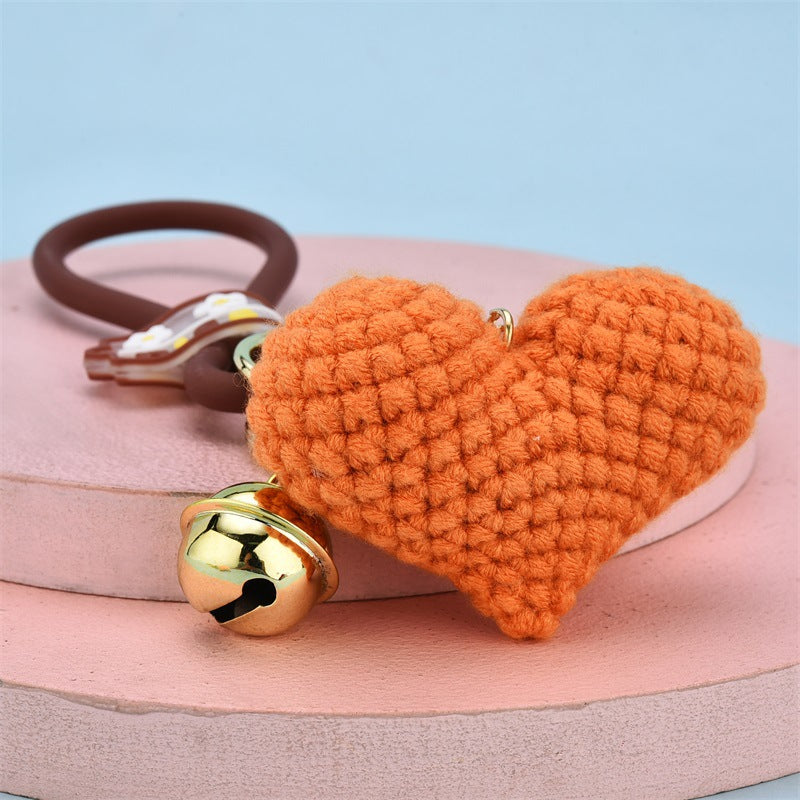 Llavero de hilo de corazón al por mayor