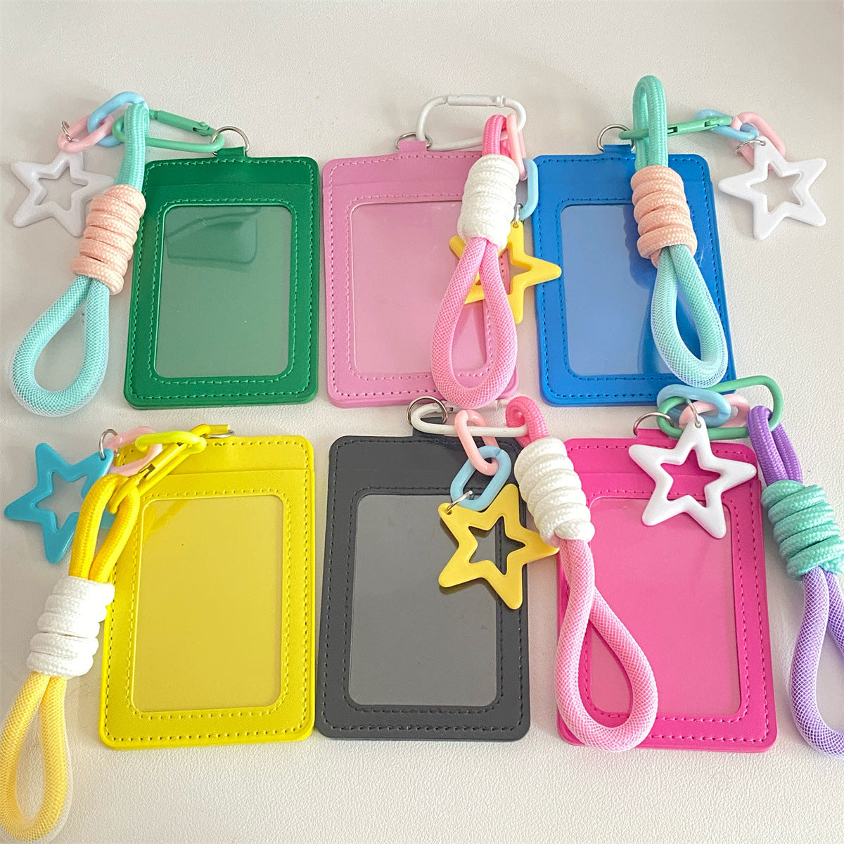 Wholesale Cute Candy Colored PU Card Holders