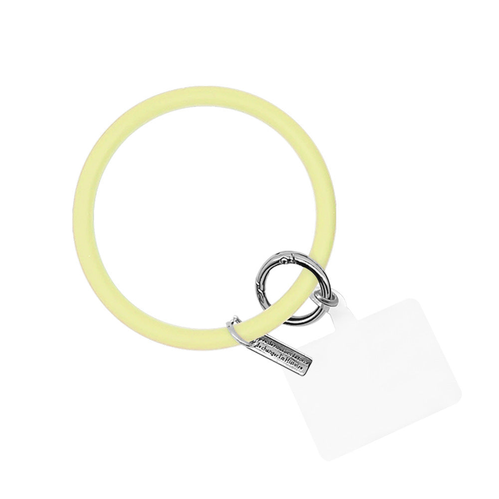 Wholesale Mobile Phone Anti-loss Silicone Heart-shaped Hanging Ring Key Chain