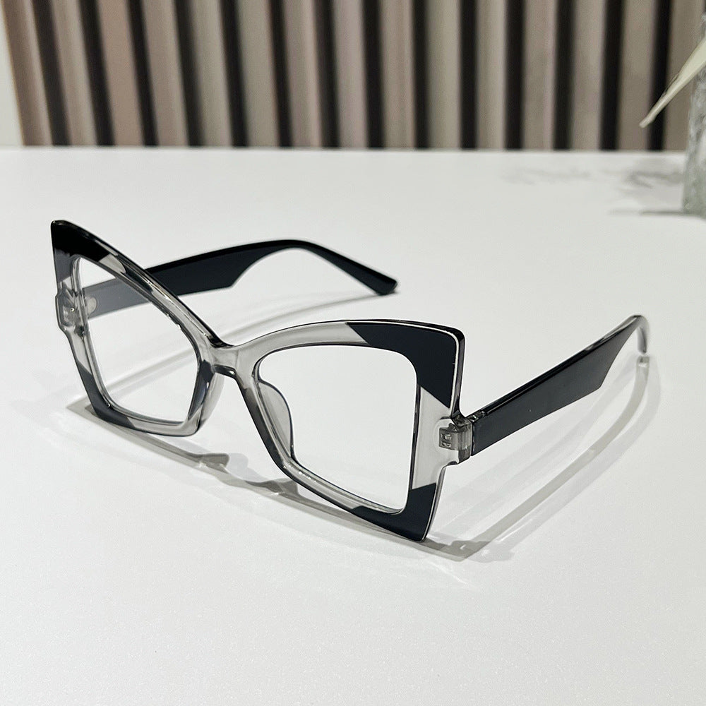 Wholesale Butterfly Cat-eye Colorful Pattern Sunglasses