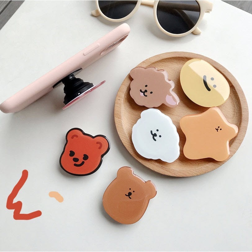 Wholesale Acrylic Phone Airbag Stand Ins Lazy Grip Cushion Adhesive Ring Holder For Phone Case Trendy Fashion Accessory Gift