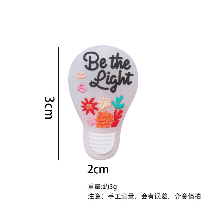 Wholesale 3pcs silicone bulb gum beads