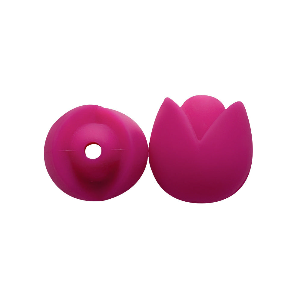 Wholesale 10pcs/pack Silicone Lotus Focal beads