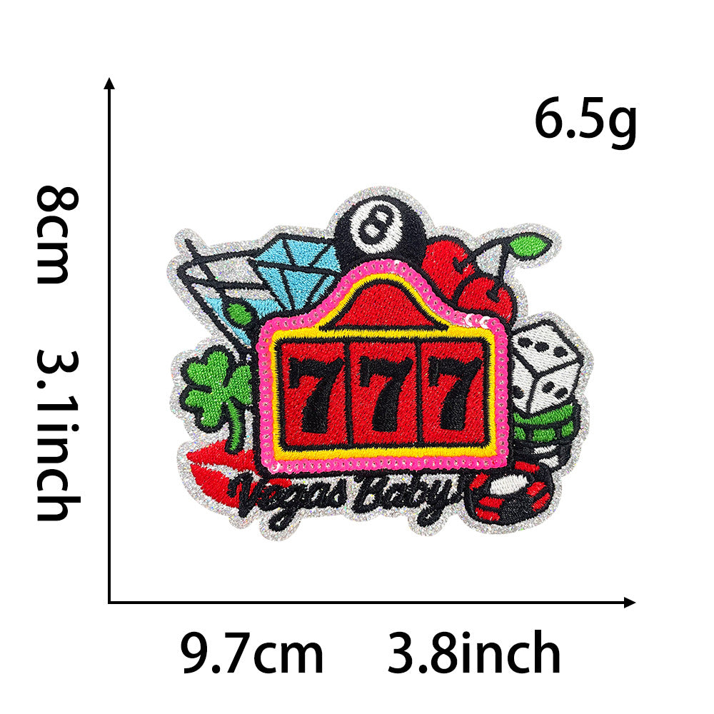 Wholesale Antler Fishing Rod Forest Outdoor Black DIY Patches