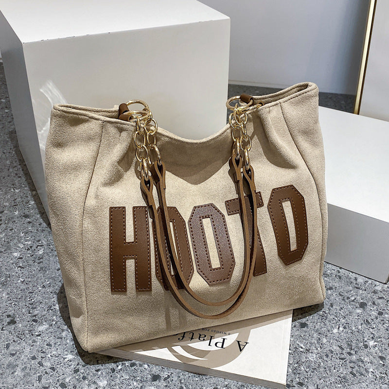 Wholesale High-capacity Commuting PU Shoulder Bags