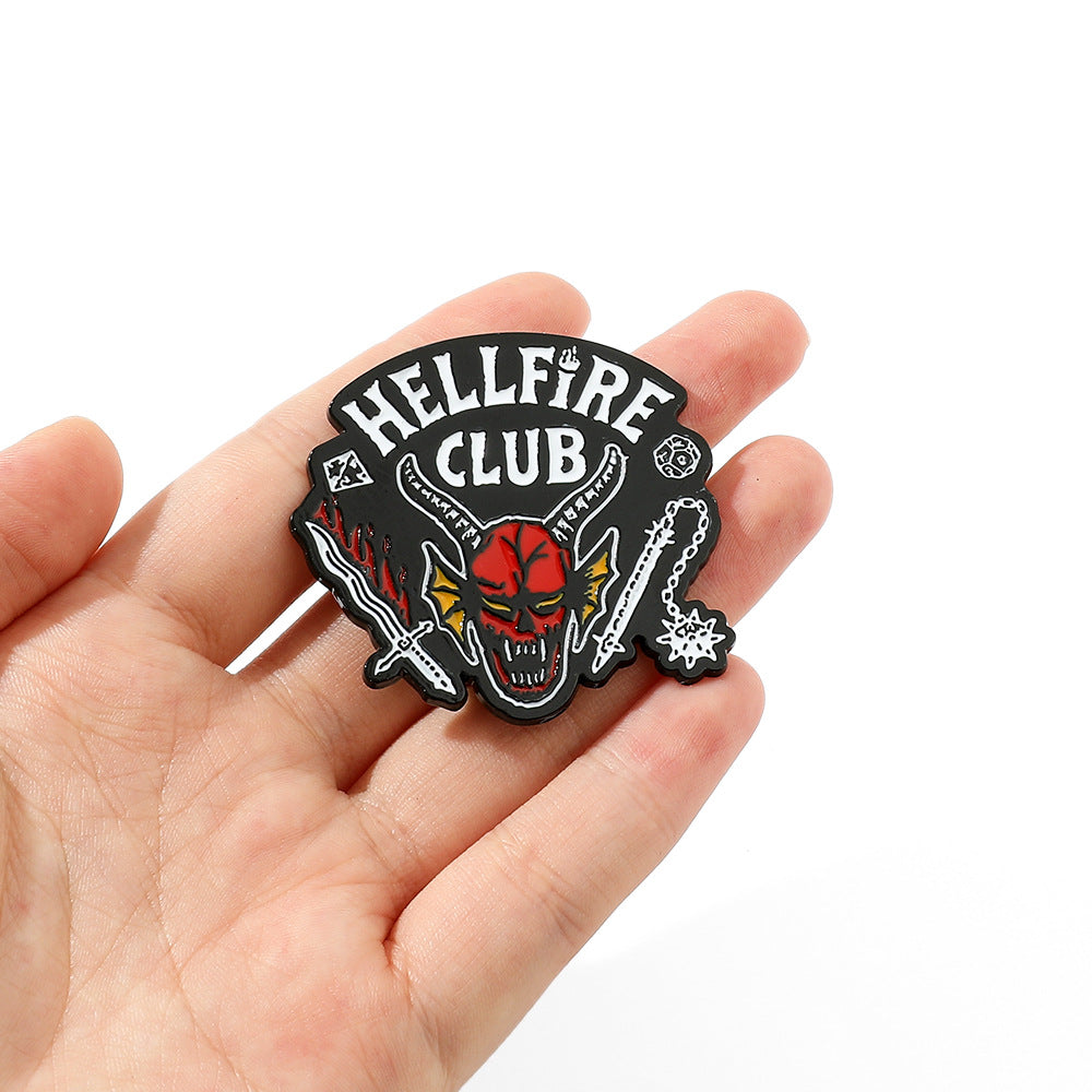 Wholesale Cute cartoon metal badge Brooch