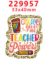 Wholesale Random 30pcs Western style leopard print letter cartoon Acrylic Flatback