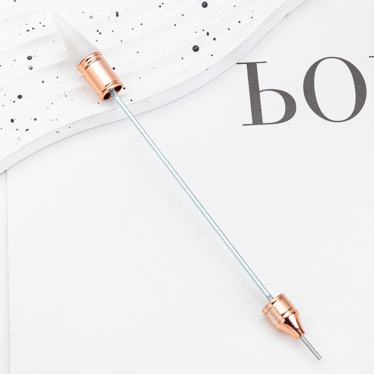 Wholesale 2pcs Nail Art Tool Double-ended Dot Drill with Wax Blotting Dot Pen