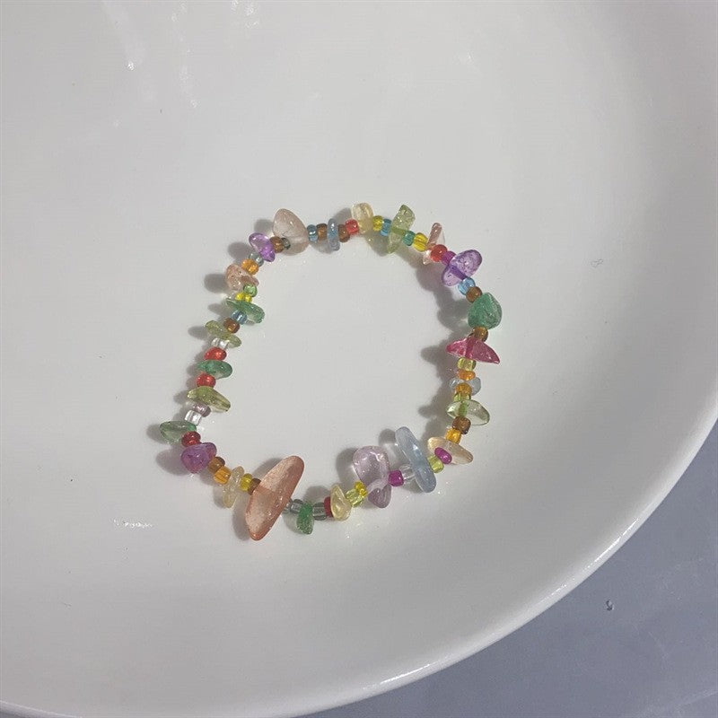 Wholesale Personalized irregular natural gravel bracelet