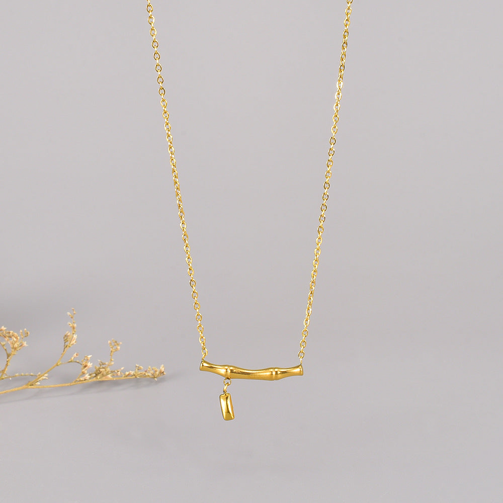 Wholesale Bamboo Titanium Steel Necklaces