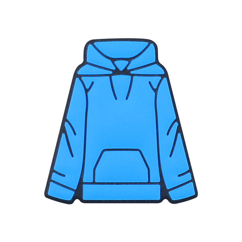 Wholesale 20pcs Cartoon Sweatshirt Jacket Silicone Beads