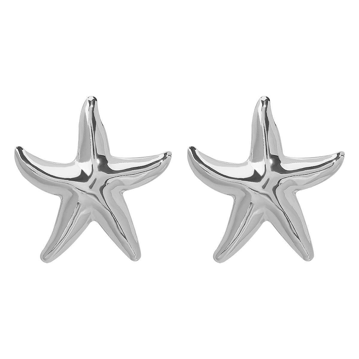 Wholesale Niche Fashion Metal Starfish Earrings