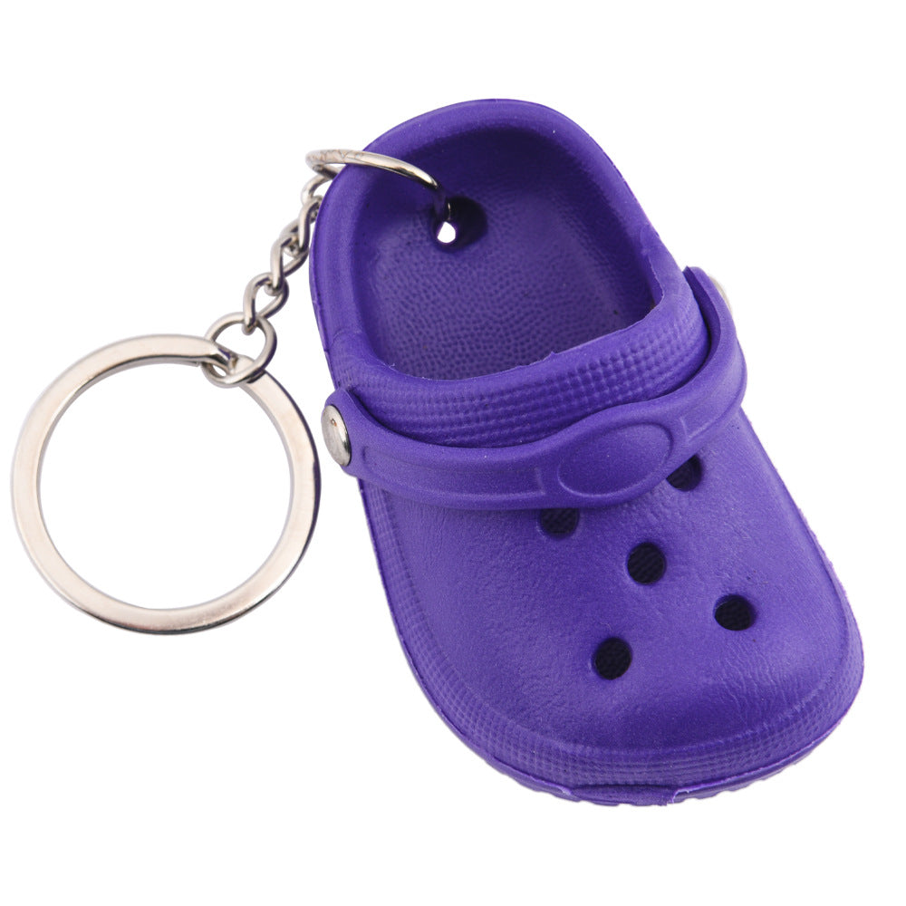 Al por mayor llavero de zapatos de mini agujero de eva linda