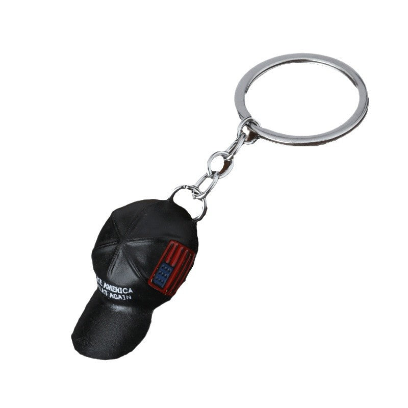 Wholesale Red Hat Men's Hip Hop Fashion Player Cool Metal Keychains