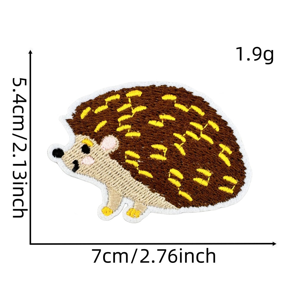 Wholesale Cartoon Autumn Harvest Embroidered Patches Pumpkin Maple Leaf Honey Pot Party Applique Decorative Craft Supply For Clothing Resale