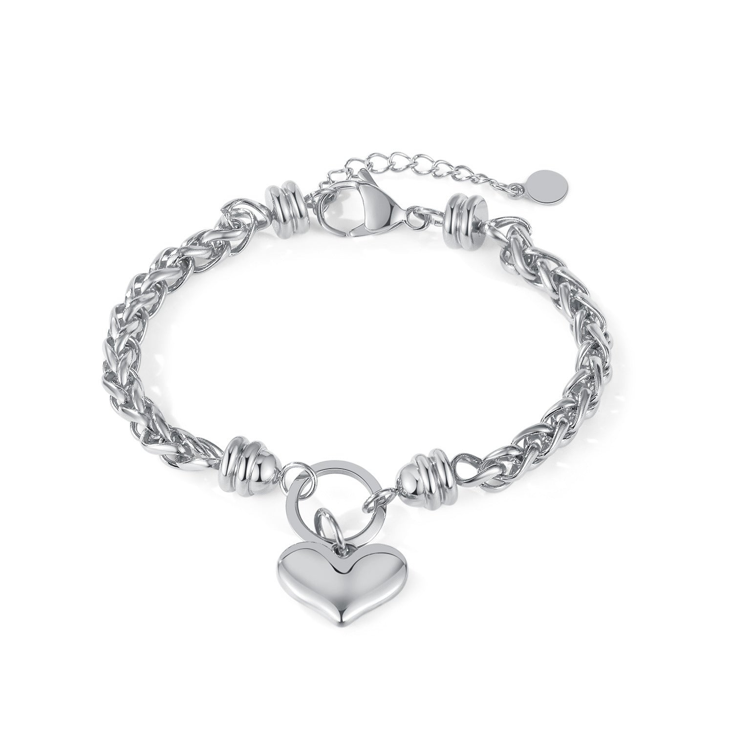 Wholesale Heart Stainless Steel Bracelet